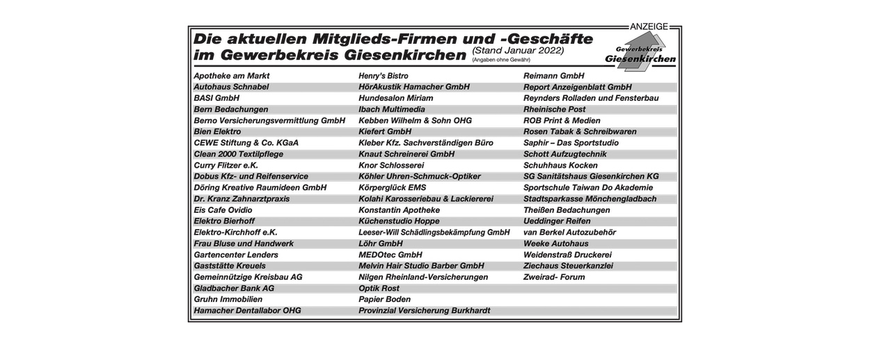 Starke Partner im Gewerbekreis